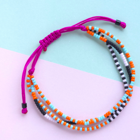 Bijuterii - Bratara margele colorate