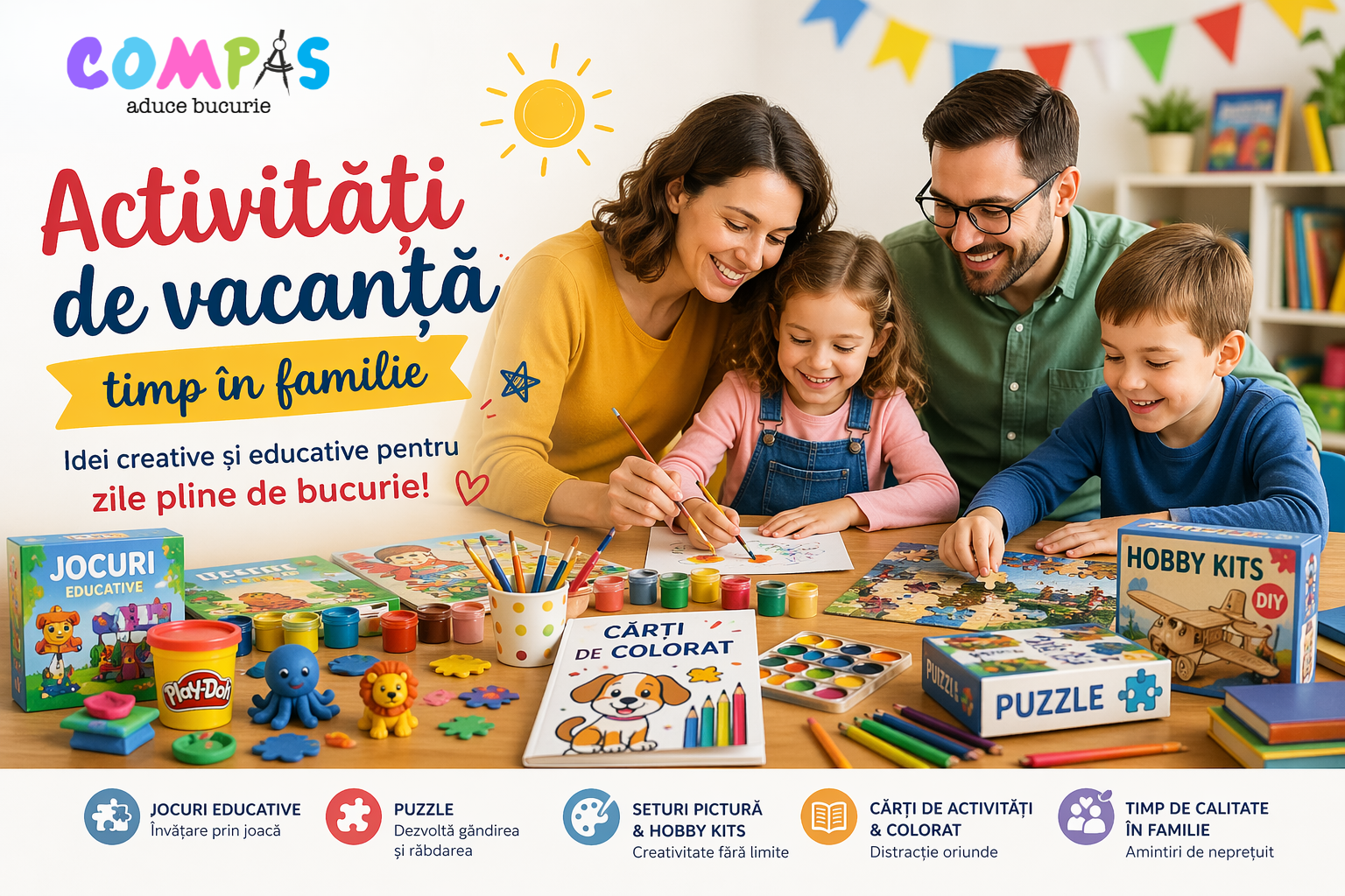 Activități de vacanță pentru copii: idei educative și creative pentru timp de calitate în familie