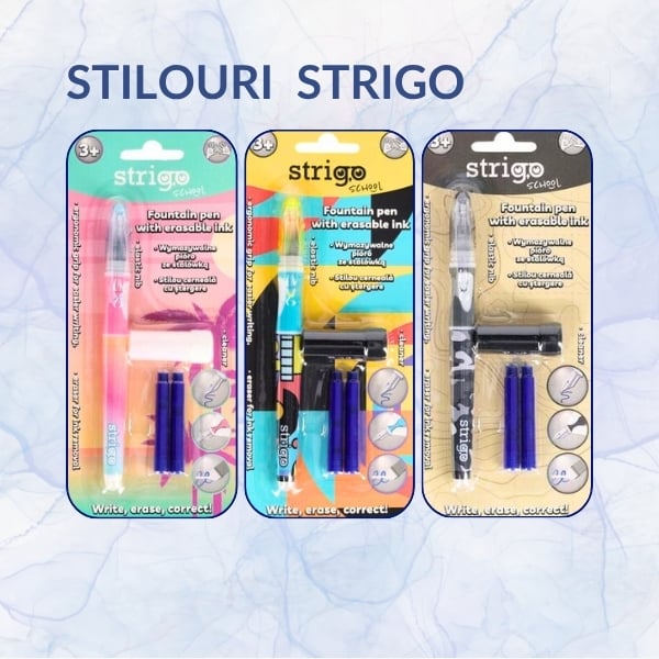 Stilouri cu ștergere de la Strigo