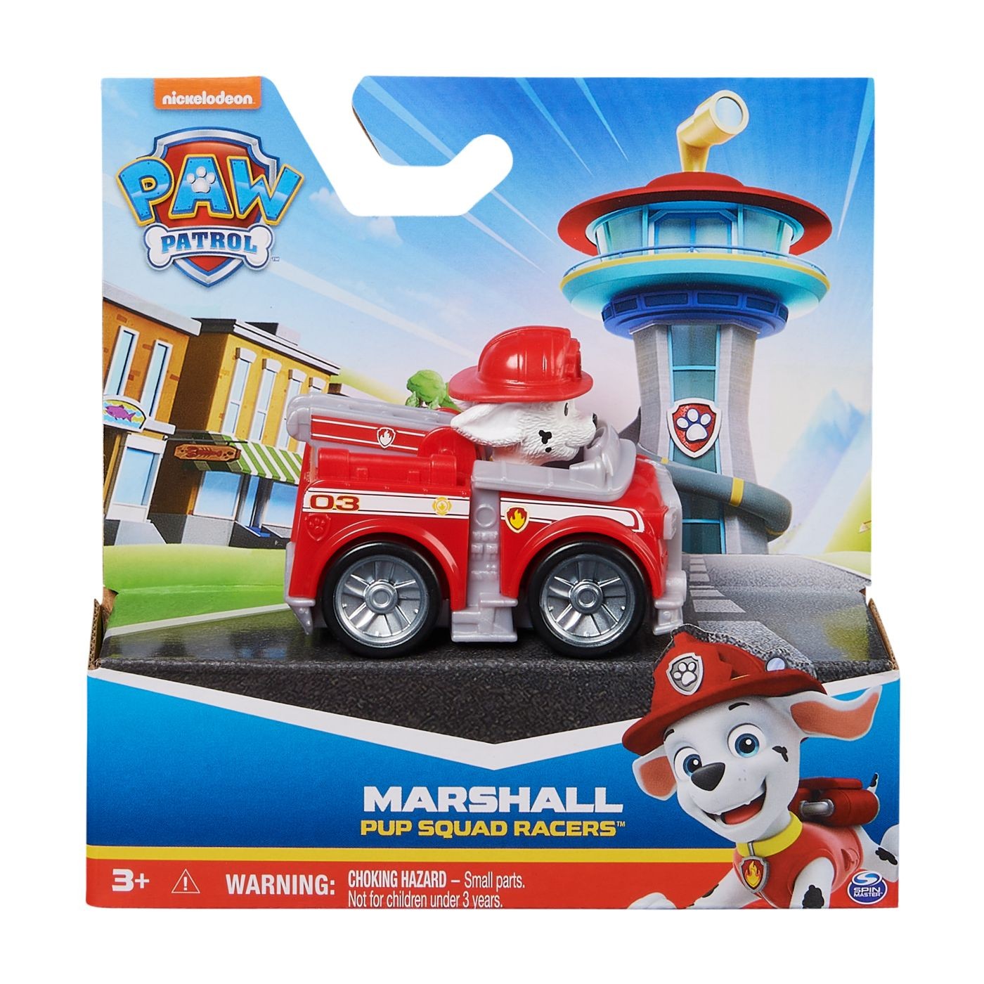 Jucării și jocuri - PATRULA CATELUSILOR PUP SQUAD RACERS VEHICUL CU FIGURINA MARSHALL