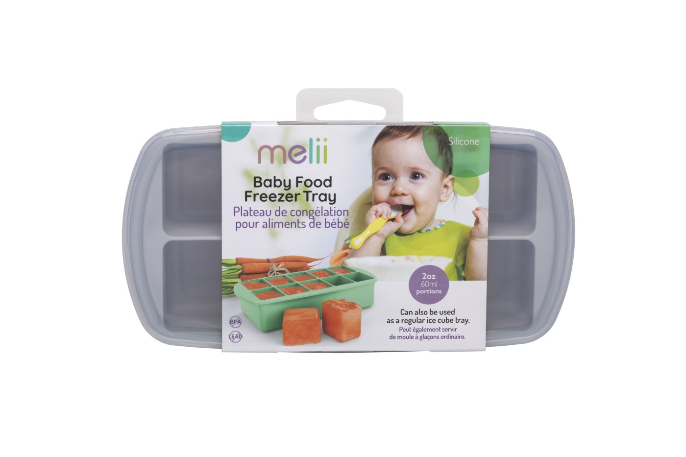 Jucării și jocuri - RECIPIENT REFRIGERARE HRANA BEBE, MELII, 59 ML X 10 CUB