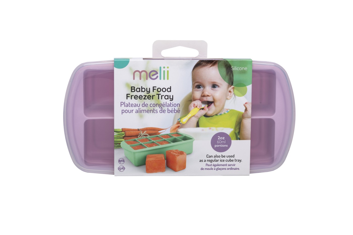 Jucării și jocuri - RECIPIENT REFRIGERARE HRANA BEBE, MELII, ROZ 59 ML X 10 CUB