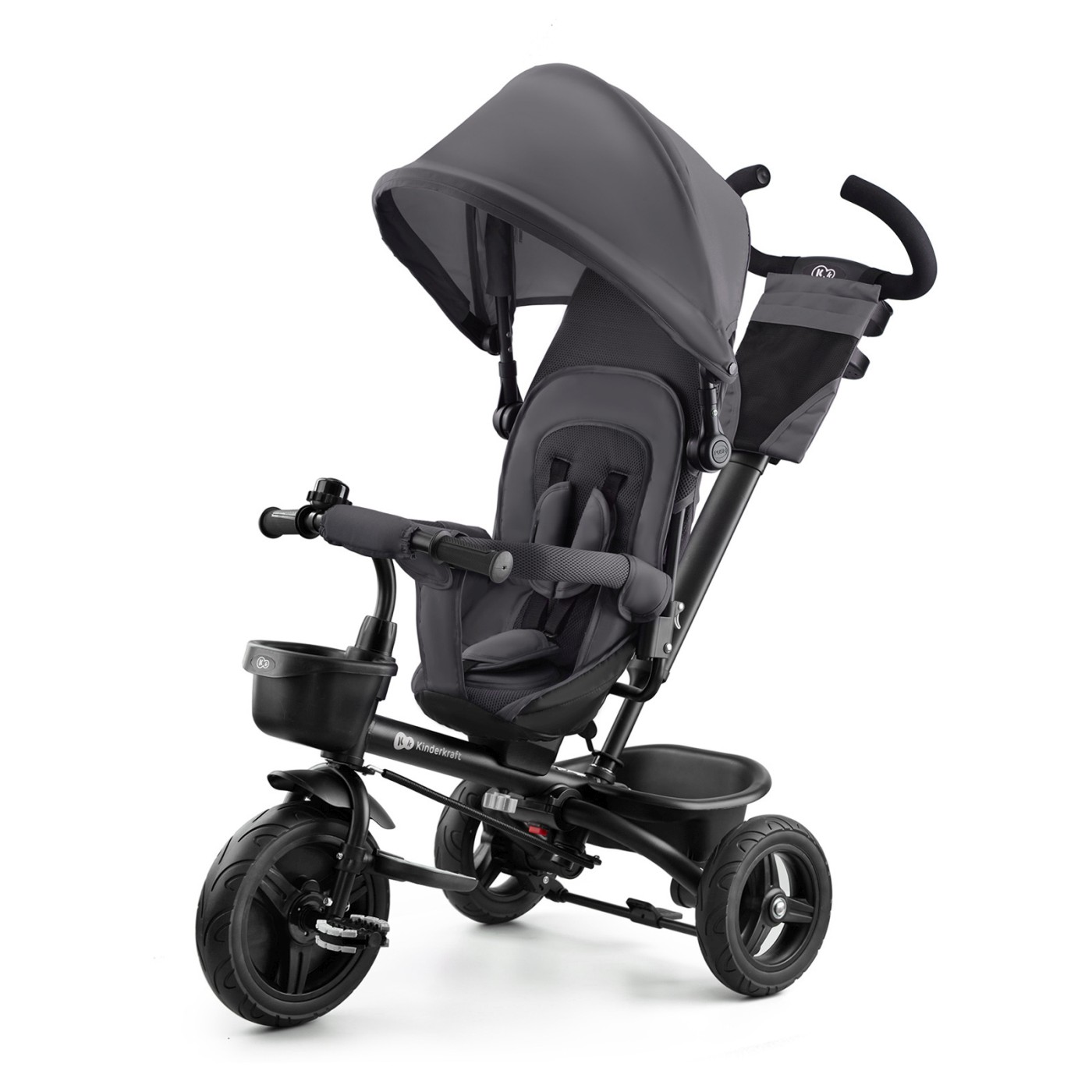 Jucării și jocuri - TRICICLETA COPII KINDERKRAFT AVEO, MALACHITE GREY