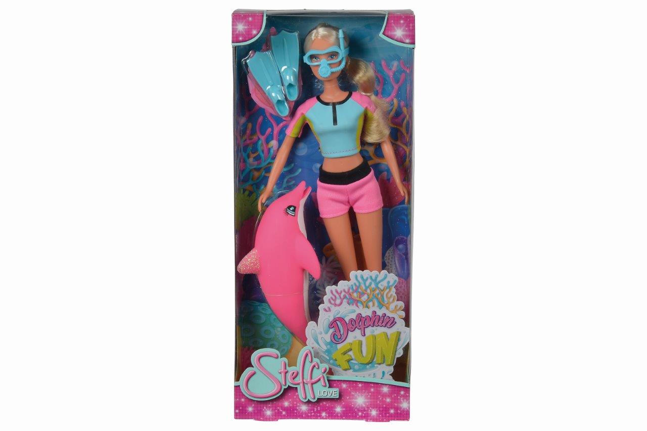 Jucării și jocuri - PAPUSA STEFFI CU DELFIN
