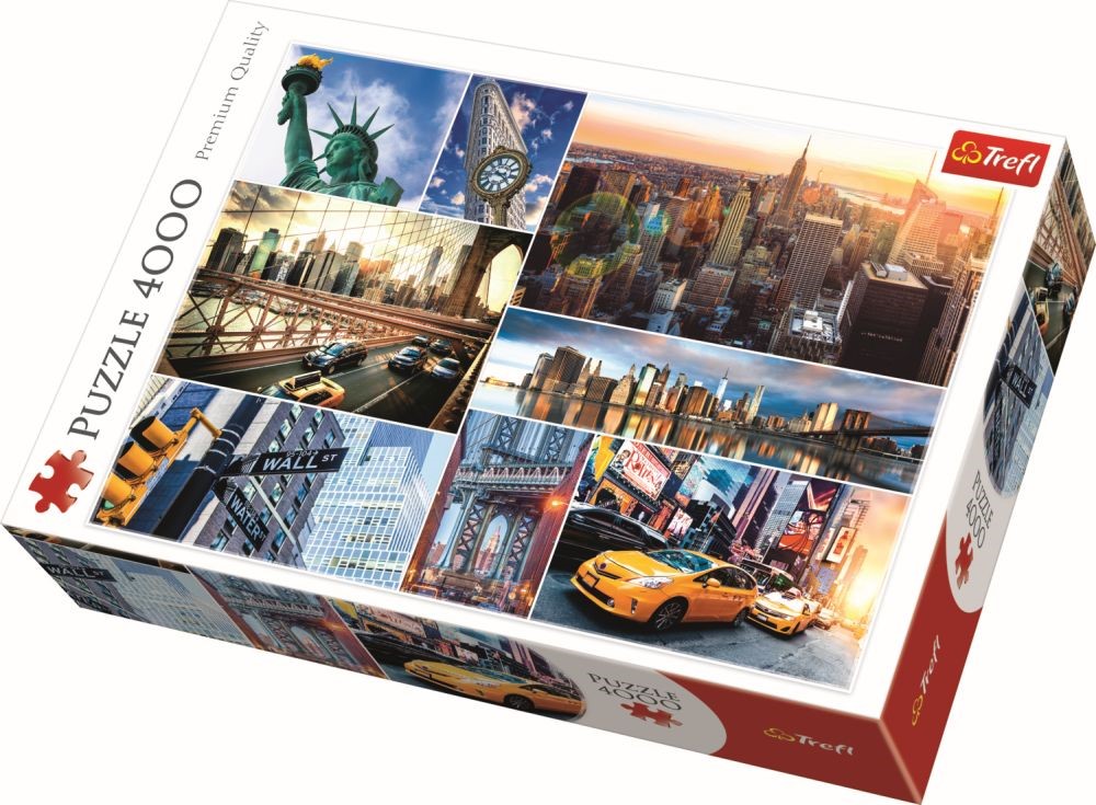 Jucării și jocuri - PUZZLE TREFL 4000 NEW YORK
