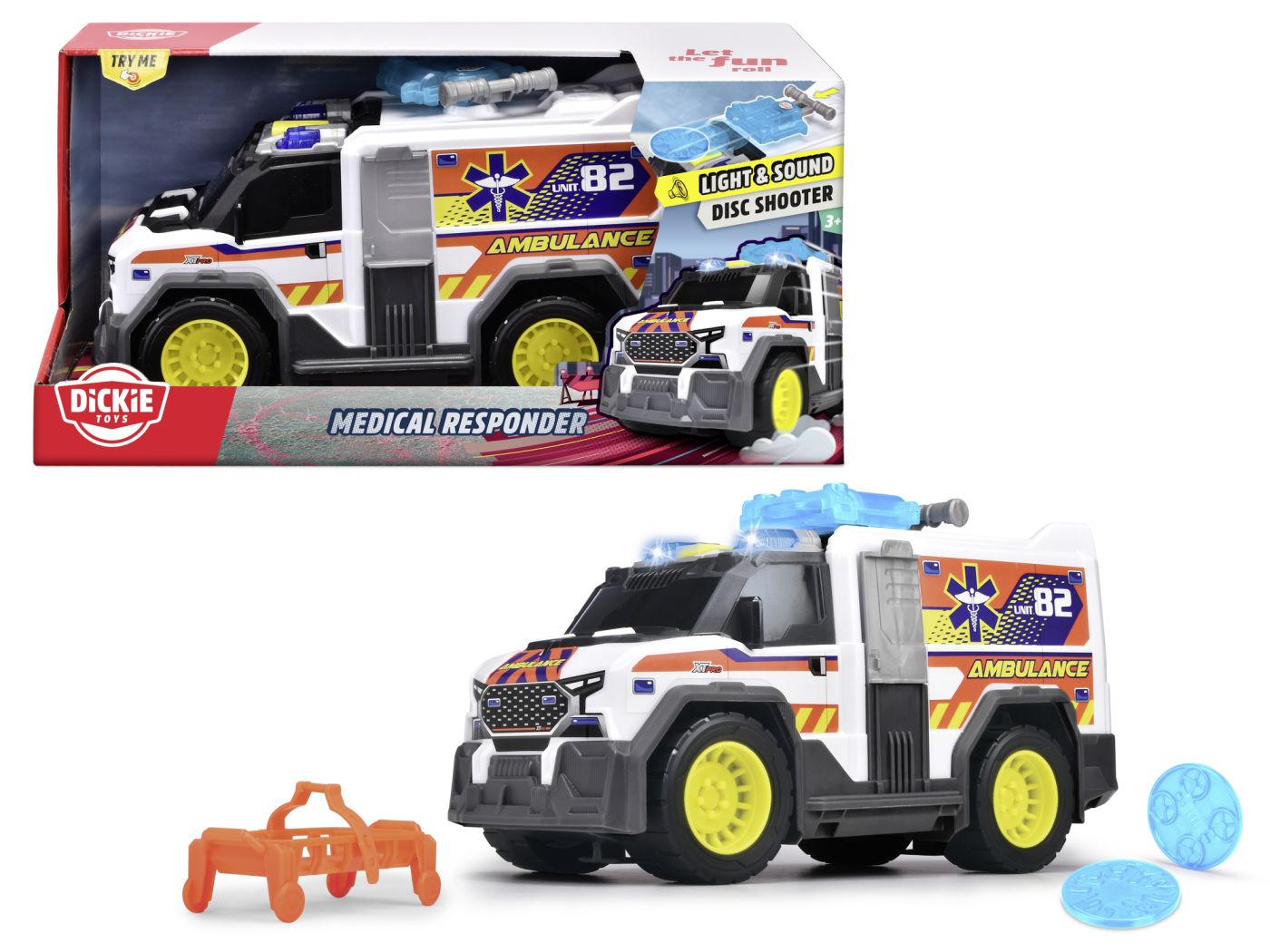 Jucării și jocuri - DICKIE AMBULANTA CU SUNETE SI LUMINI