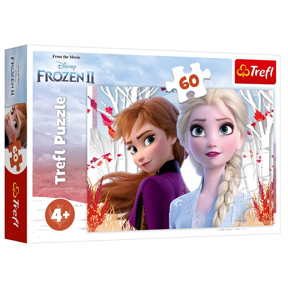 Jucării și jocuri - PUZZLE TREFL 60 FROZEN2 ANA SI ELSA