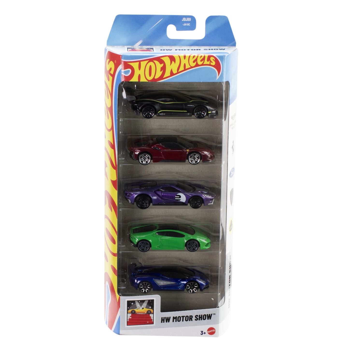 Vehicule de jucărie - SET 5 MASINI HOT WHEELS HW MOTOR SHOW