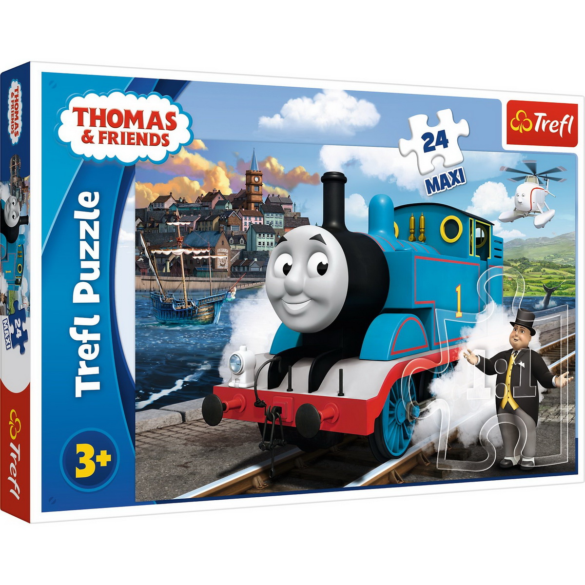Jucării și jocuri - PUZZLE TREFL 24 MAXI HAPPY THOMAS DAY