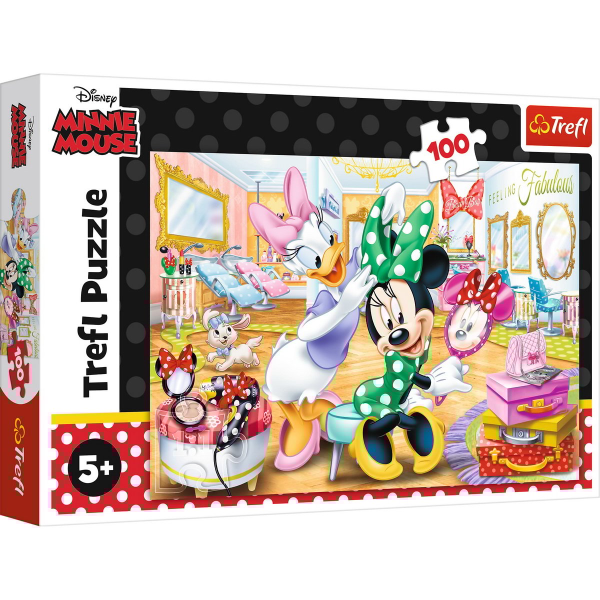 Jucării și jocuri - PUZZLE TREFL 100 MINNIE LA SALONUL DE INFRUMUSETARE