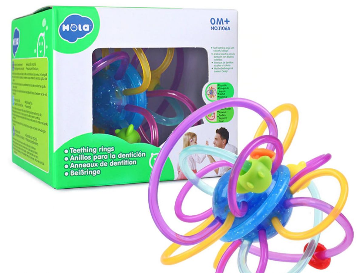 Jucării pentru bebeluși - ZORNAITOARE GINGIVALA MULTICOLORA