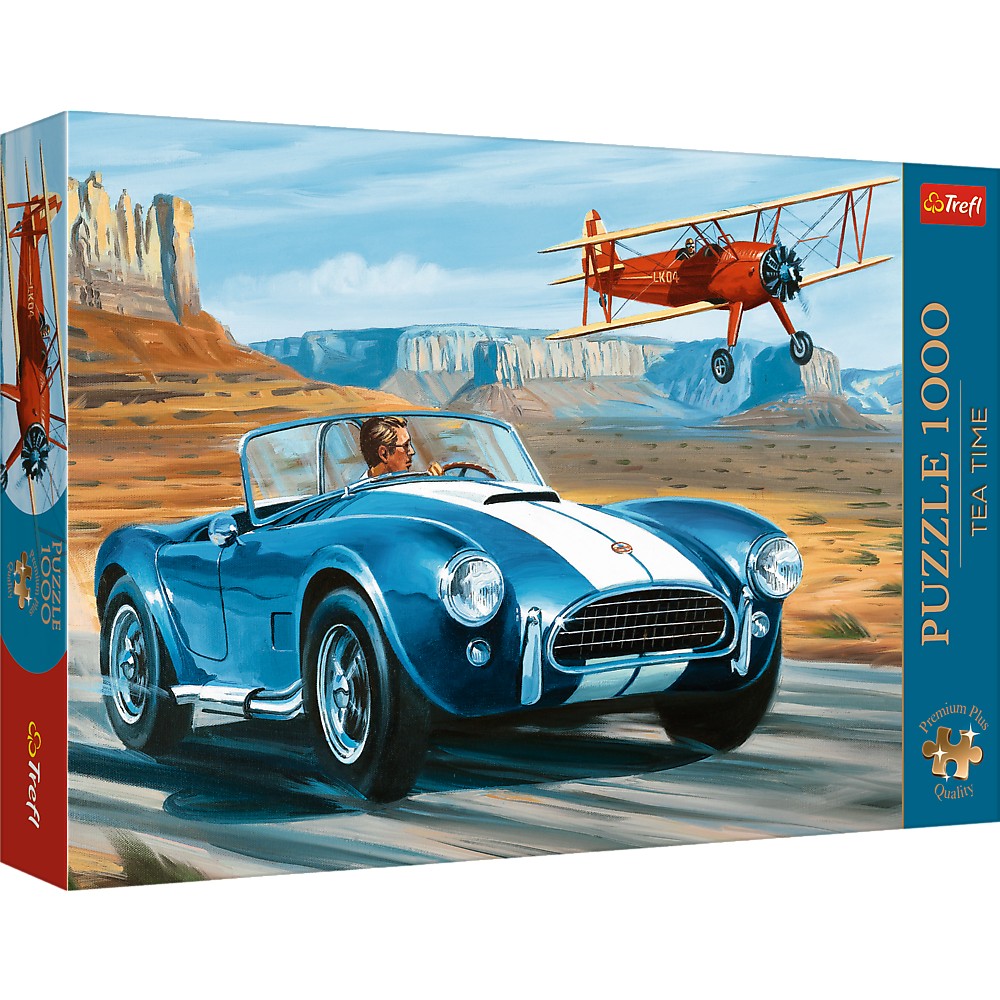 Jucării și jocuri - PUZZLE TREFL 1000 PREMIUM PLUS TEA TIME CURSA IN DESERT