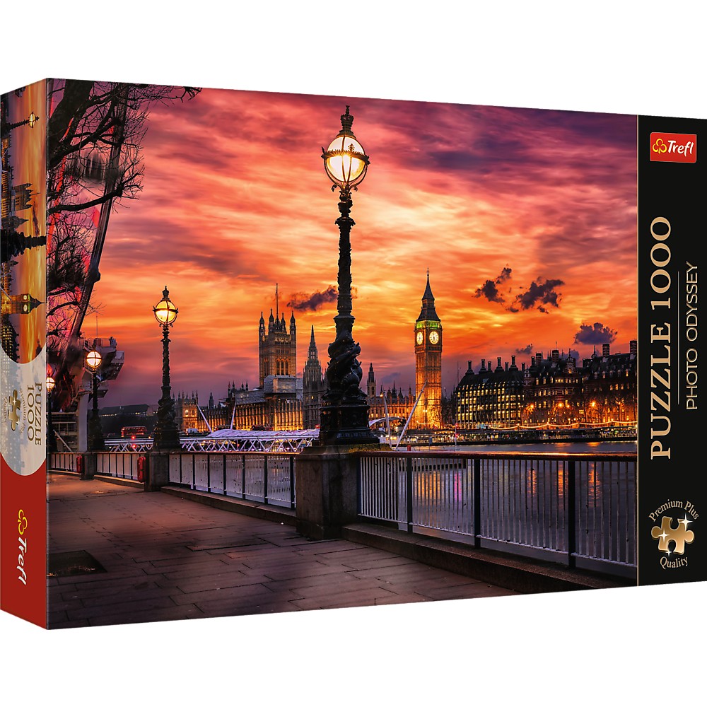 Jucării și jocuri - PUZZLE TREFL 1000 PREMIUM PLUS PHOTO ODYSSEY BIG BEN LONDRA