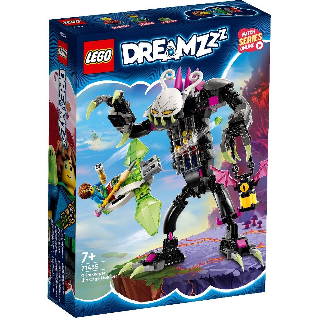 Jocuri educative și de societate - LEGO DREAMZ GRIMKEEPER MONSTRUL CUSCA 71455