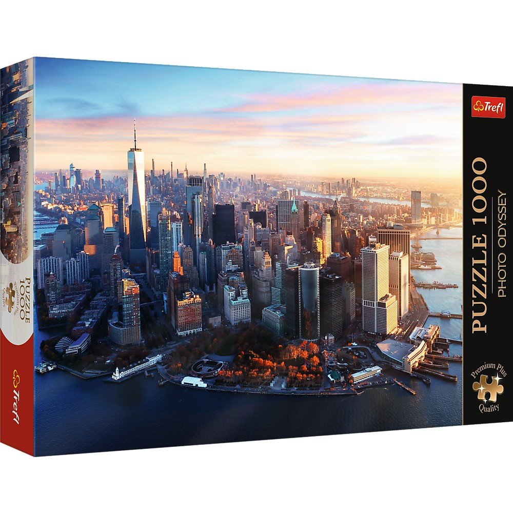 Jucării și jocuri - PUZZLE TREFL 1000 PREMIUM PLUS PHOTO ODYSSEY MANHATTAN NEW YORK
