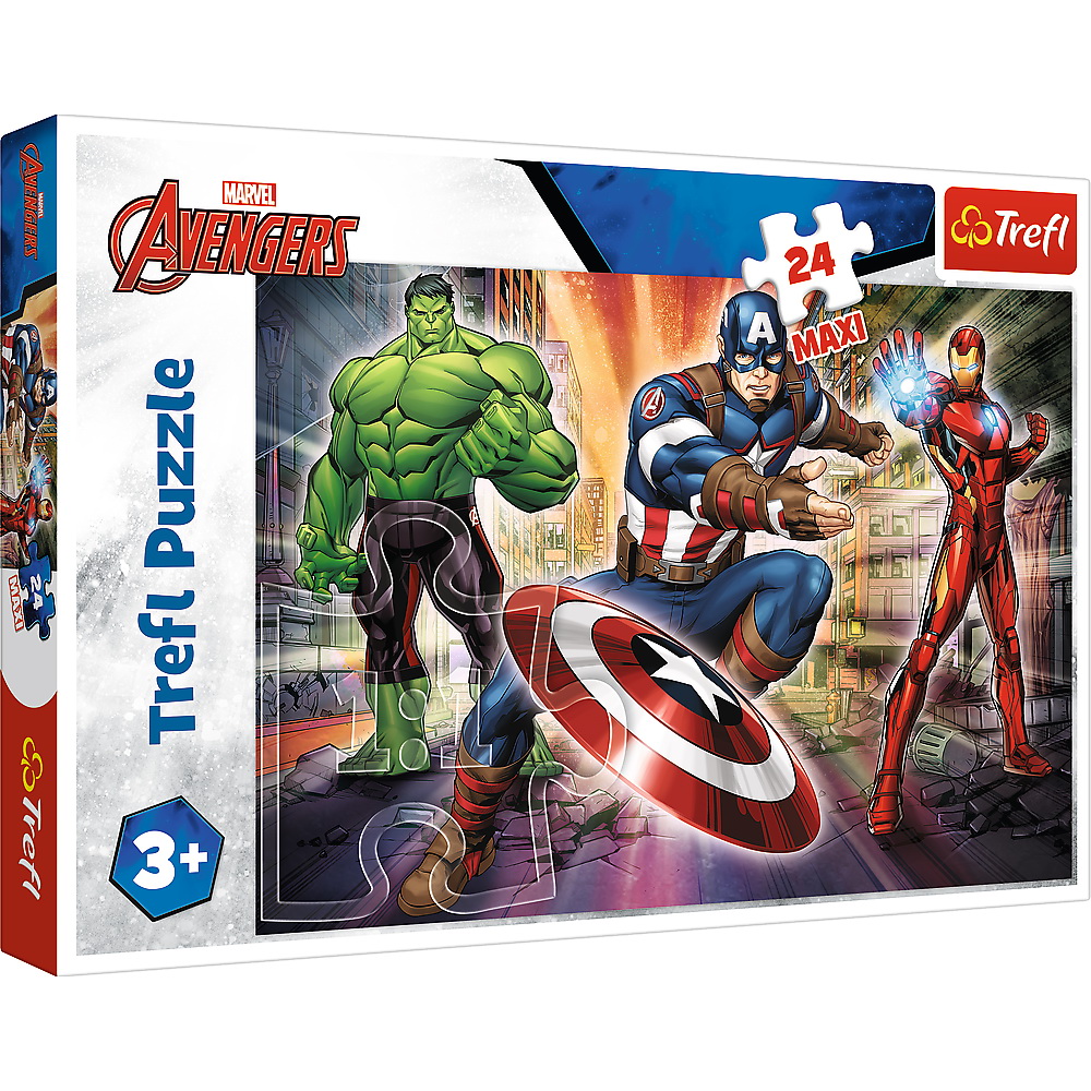 Jucării și jocuri - PUZZLE TREFL 24 MAXI EROI AVENGERS
