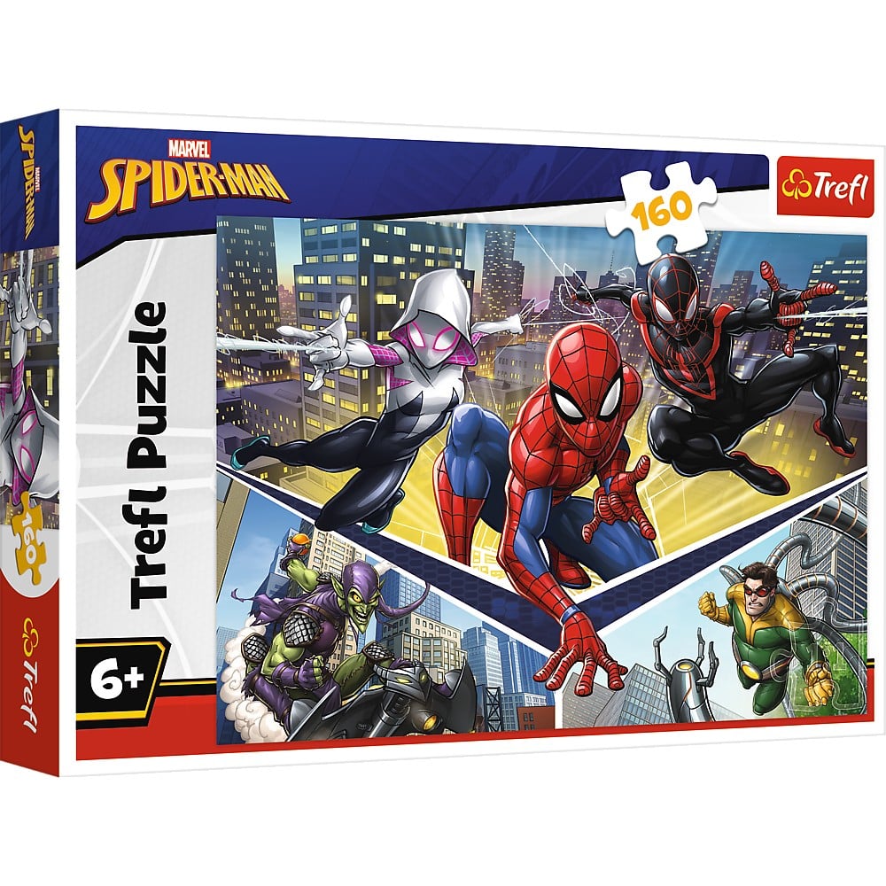 Jucării și jocuri - PUZZLE TREFL 160 DISNEY MARVEL PUTEREA LUI SPIDERMAN