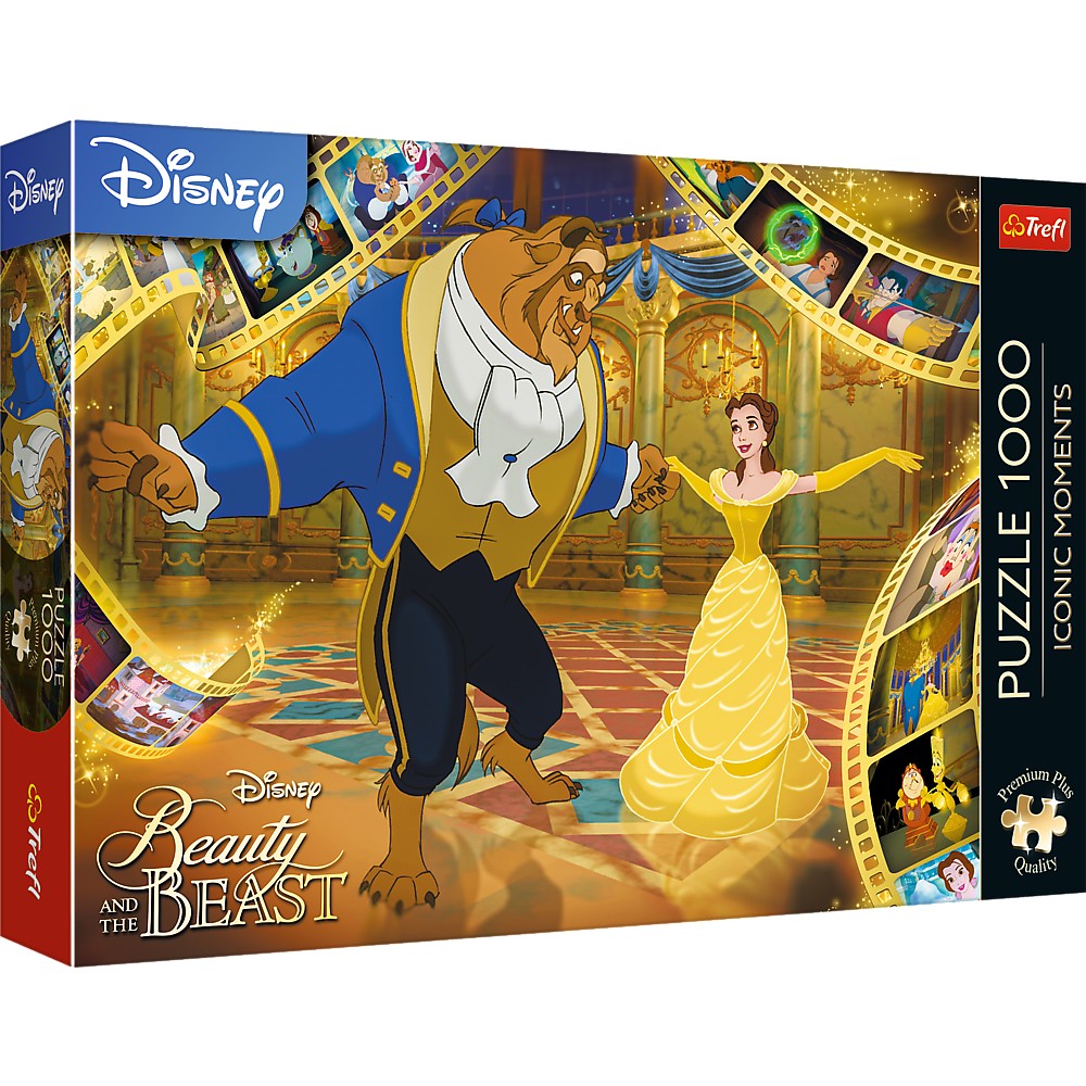 Jucării și jocuri - PUZZLE TREFL 1000 PREMIUM PLUS DISNEY PRINCESS FRUMOASA SI BESTIA