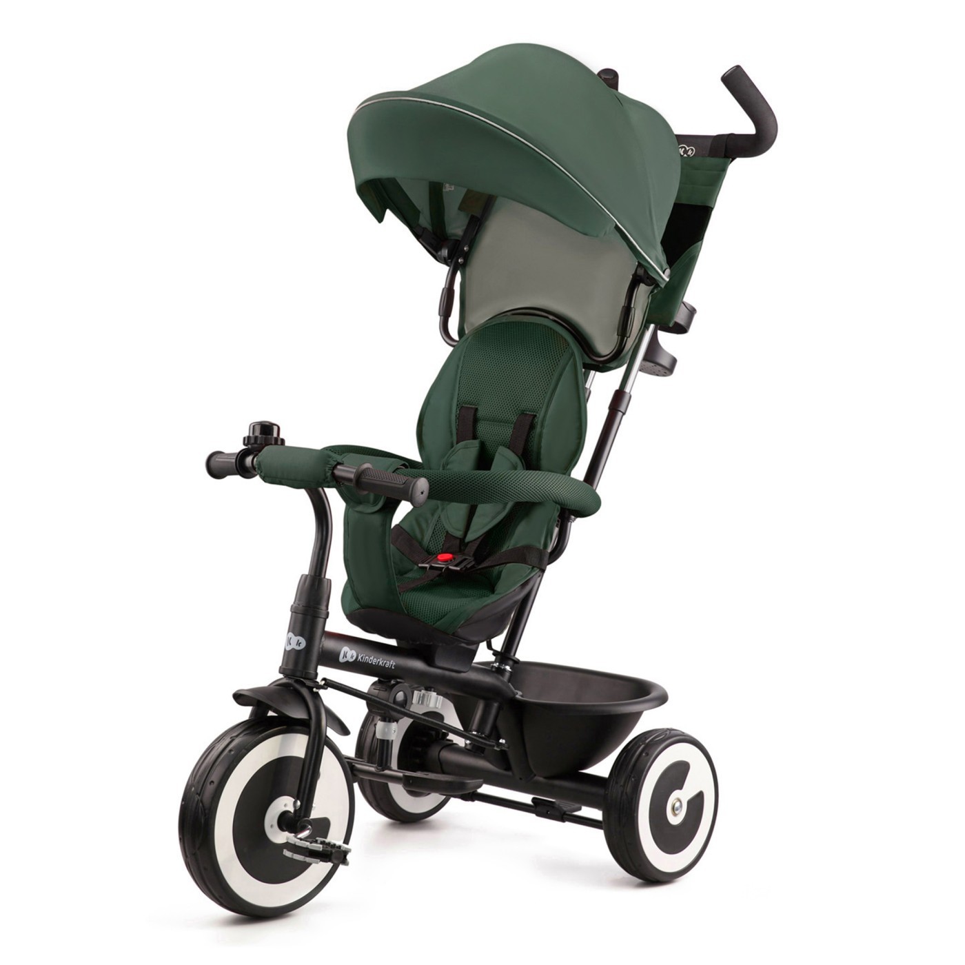 Jucării și jocuri - TRICICLETA COPII, KINDERKRAFT ASTON, MYSTIC GREEN