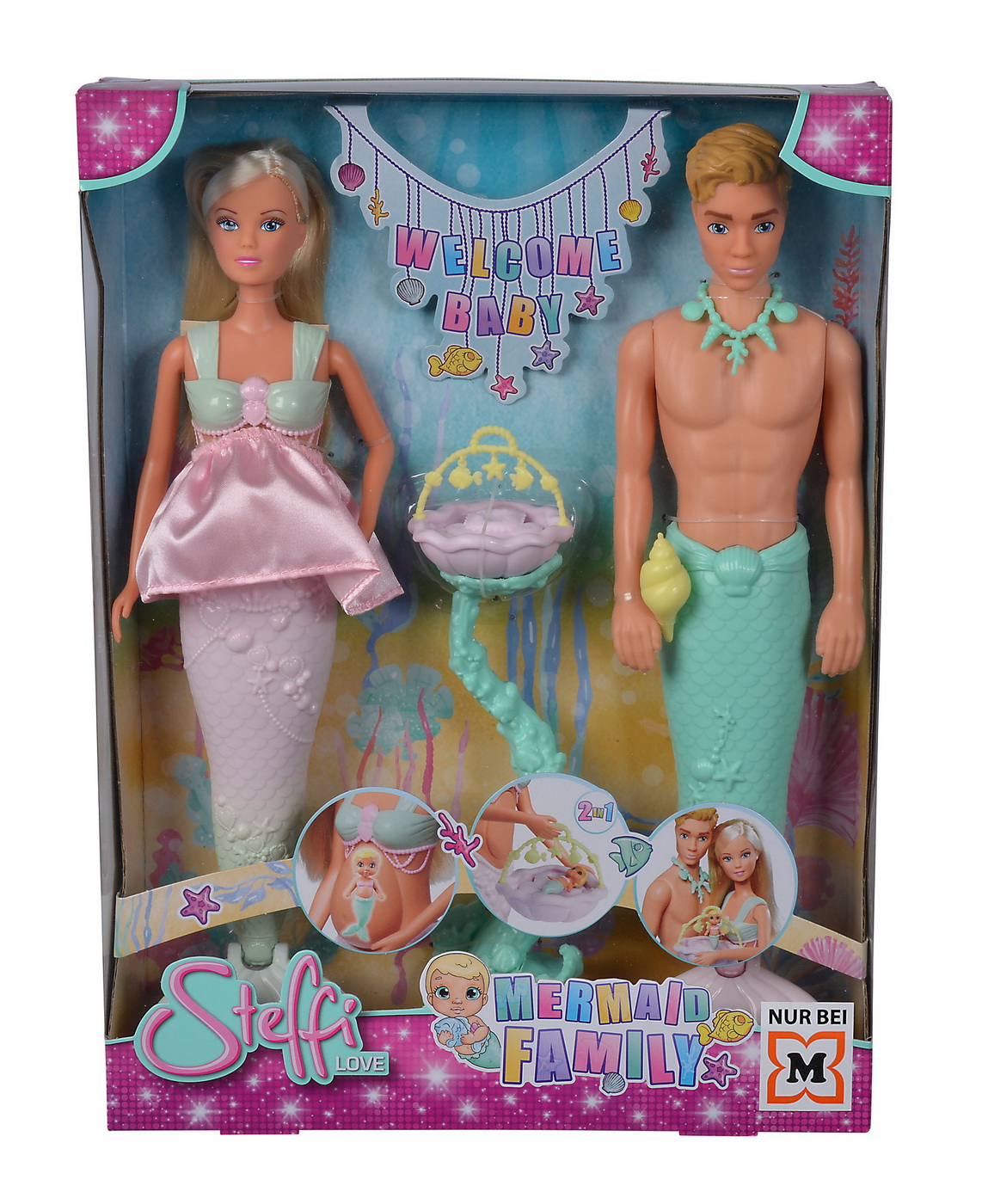 Jucării și jocuri - PAPUSA STEFI LOVE FAMILIA DE SIRENE