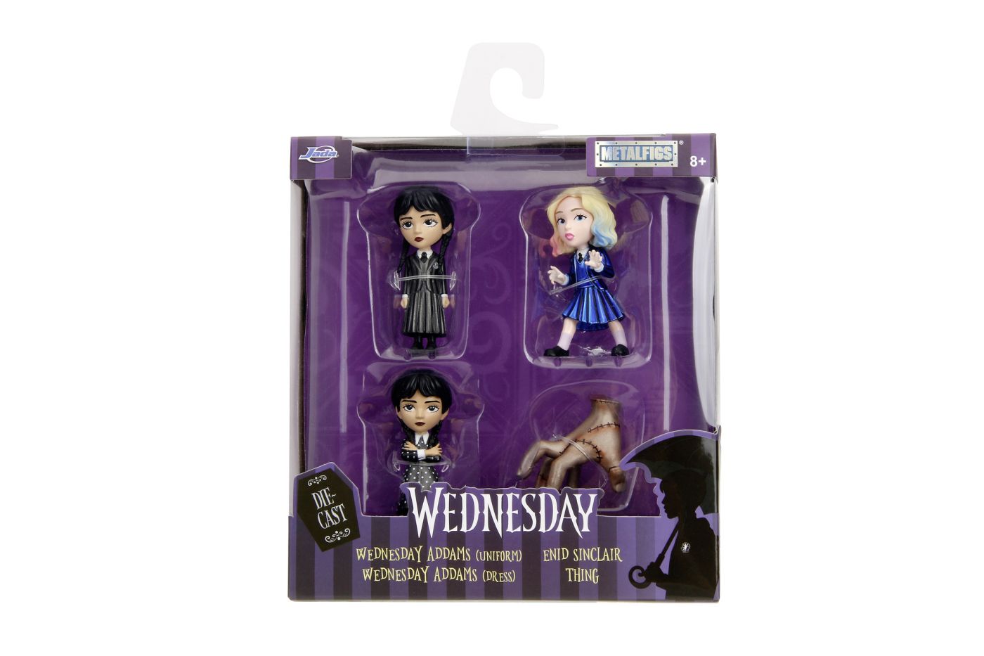 Jucării și jocuri - JADA WEDNESDAY SET 4 FIGURINE METALICE 6.5CM