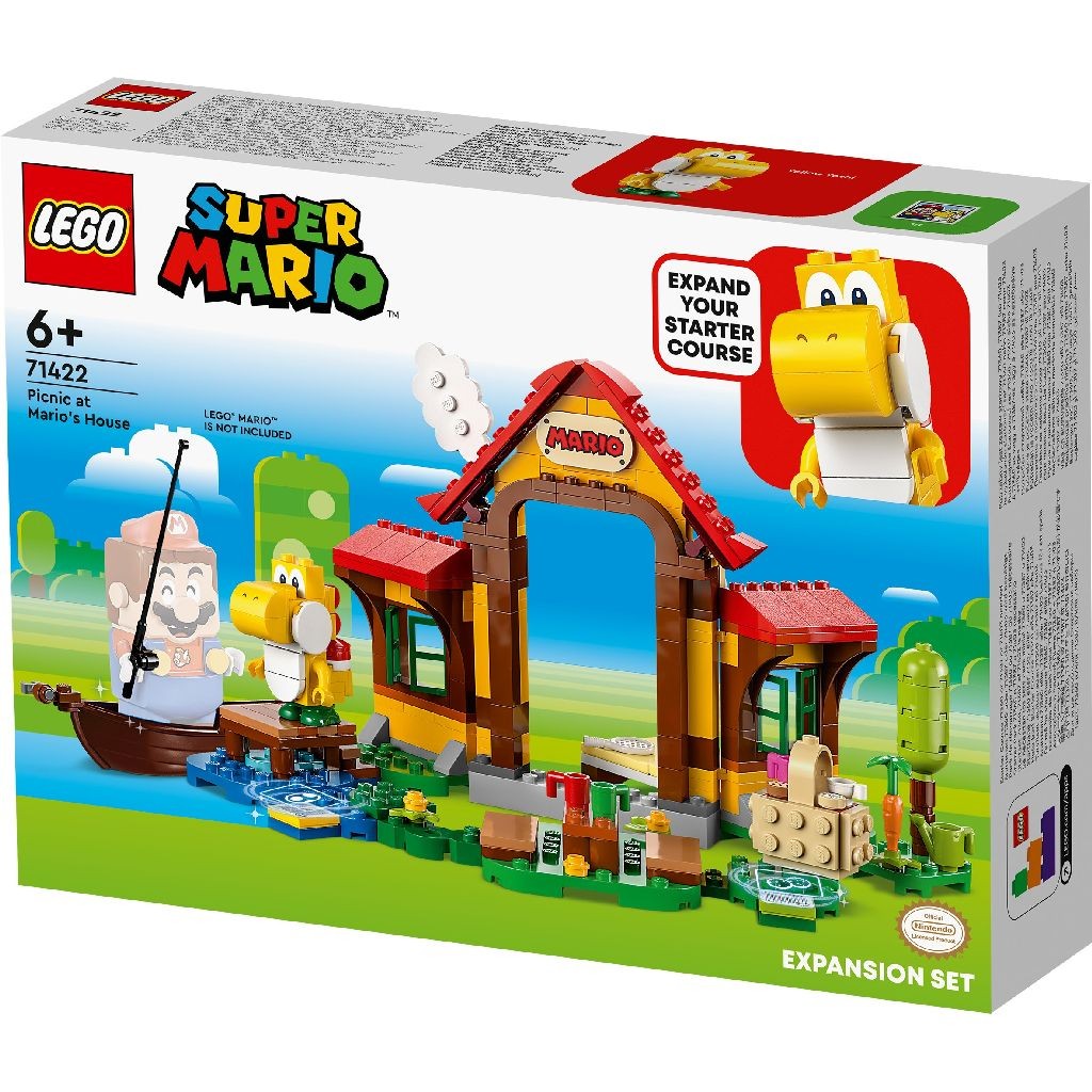 Jocuri educative și de societate - LEGO SUPER MARIO SET DE EXTINDERE PICNIC LA CASA LUI MARIO 71422