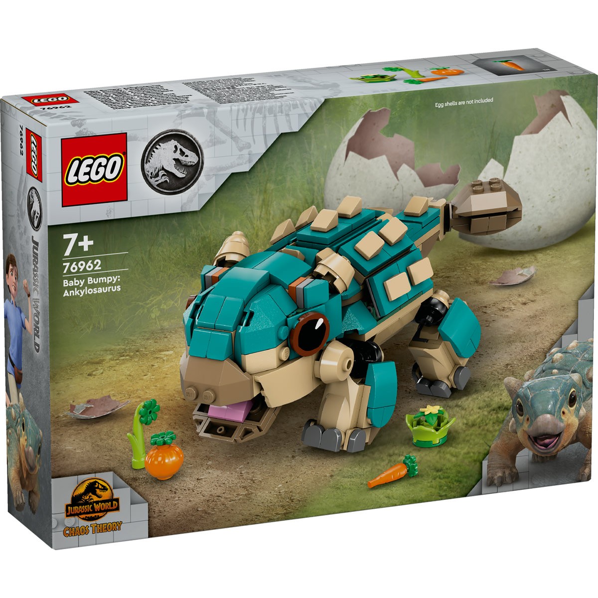 Jocuri educative și de societate - LEGO JURASSIC WORLD BEBELUSA BUMPY ANKYLOSAURUS 76962