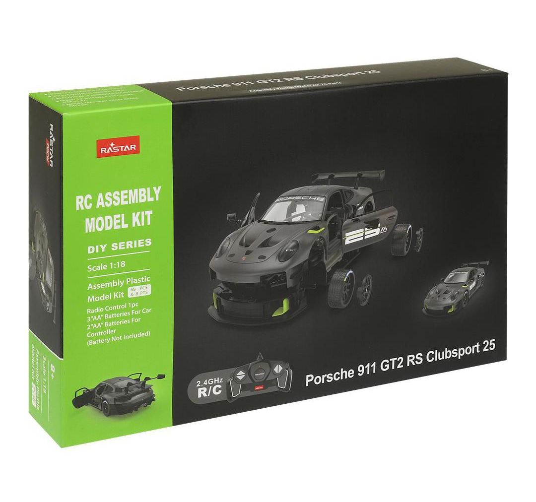 Jucării și jocuri - MASINUTA CONSTRUIBILA CU TELECOMANDA PORSCHE 911 GT2 RS CLUBSPORT 25 SCARA 1 LA 18