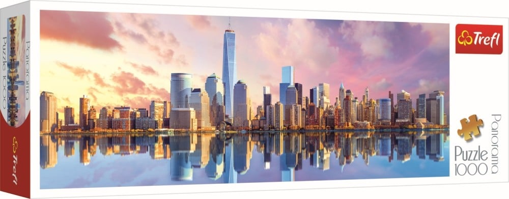 Jucării și jocuri - PUZZLE TREFL 1000 PANORAMA MANHATTAN