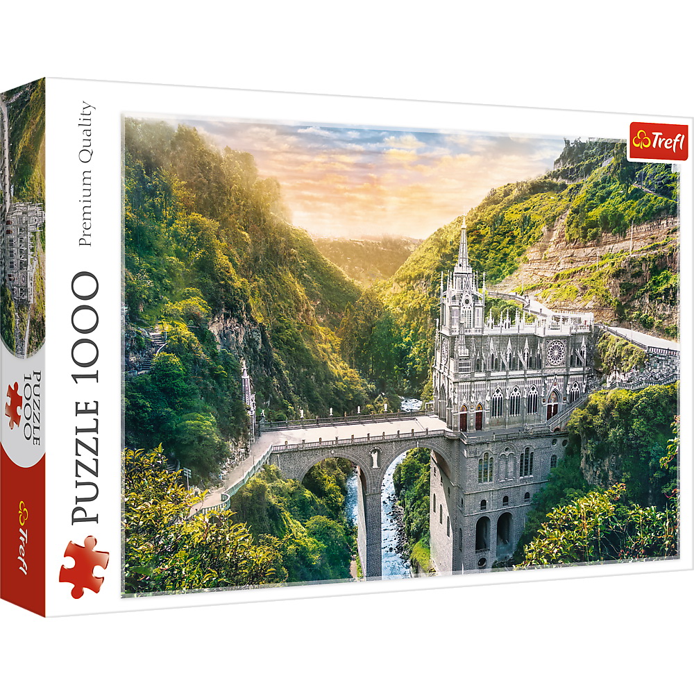 Jucării și jocuri - PUZZLE TREFL 1000 SANCTUARUL LAS LAJAS COLUMBIA