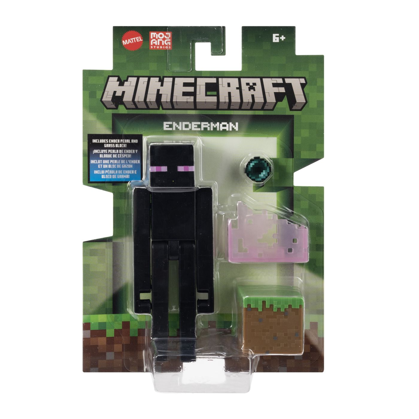 Jucării și jocuri - MINECRAFT CRAFT A BLOCK FIGURINA ENDERMAN 8CM