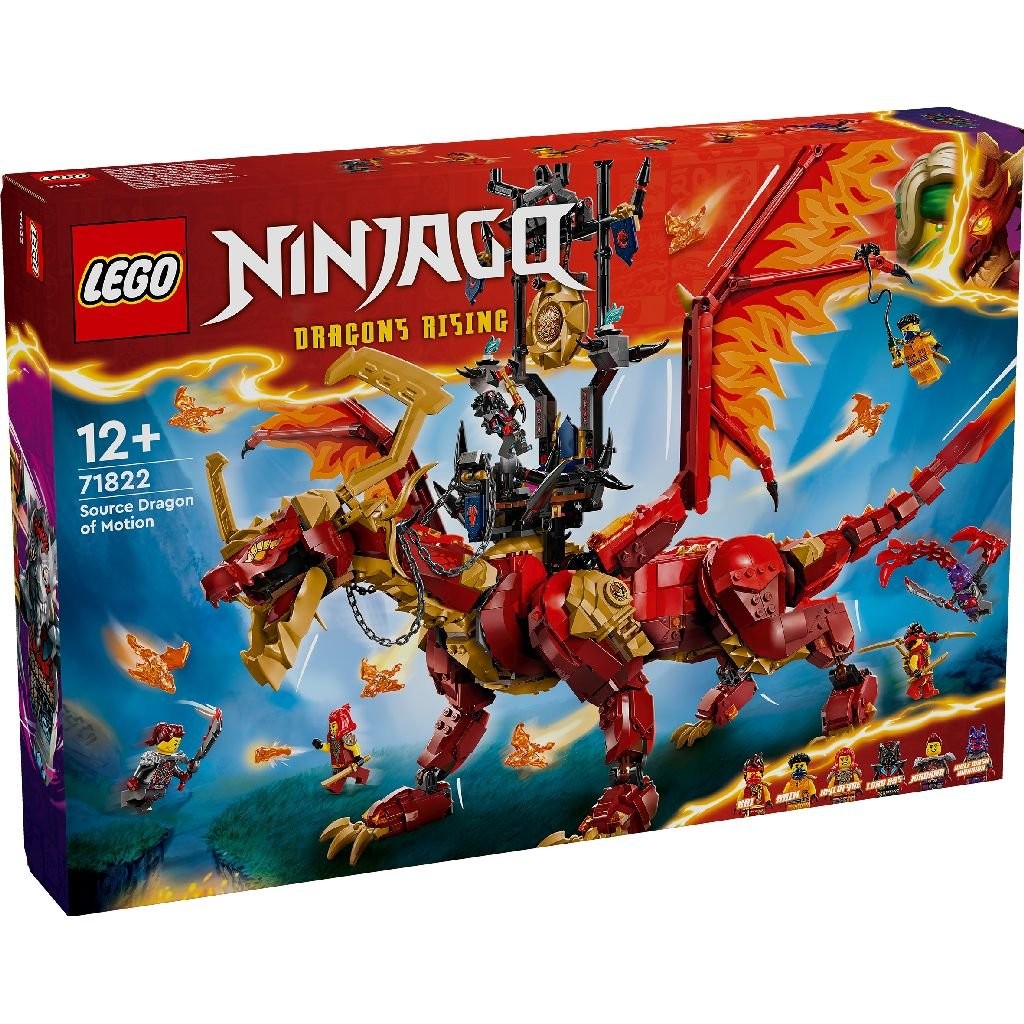 Jocuri educative și de societate - LEGO NINJAGO DRAGONUL-SURSA AL MISCARII 71822