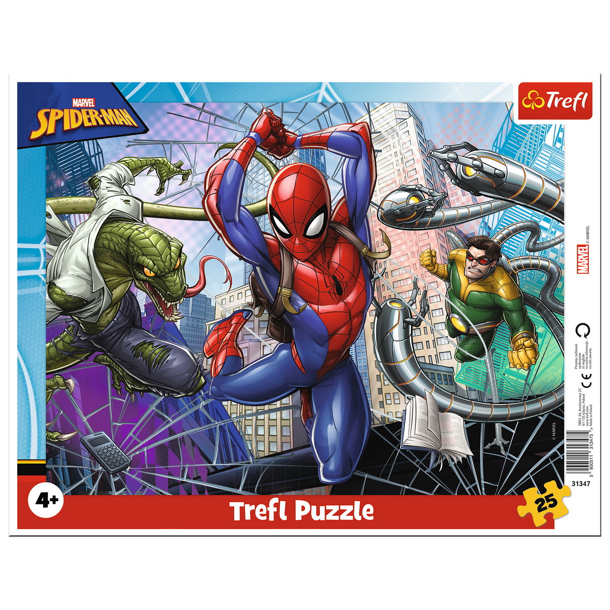 Jucării și jocuri - PUZZLE 25 PLANSA CURAJOSUL SPIDERMAN