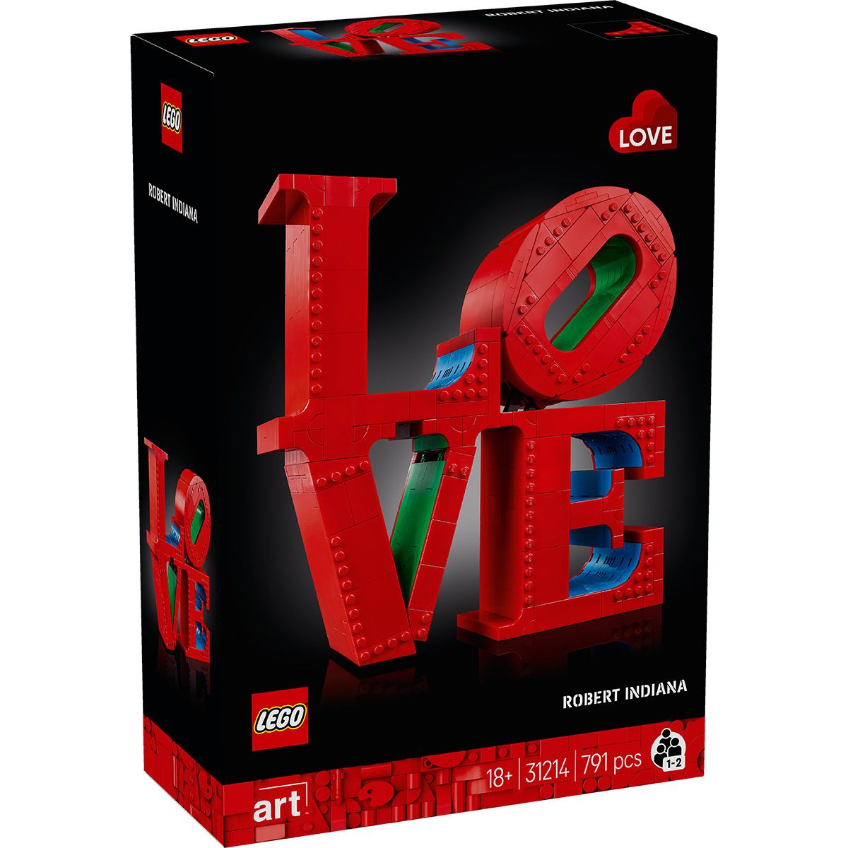 Jocuri educative și de societate - LEGO ART LOVE 31214