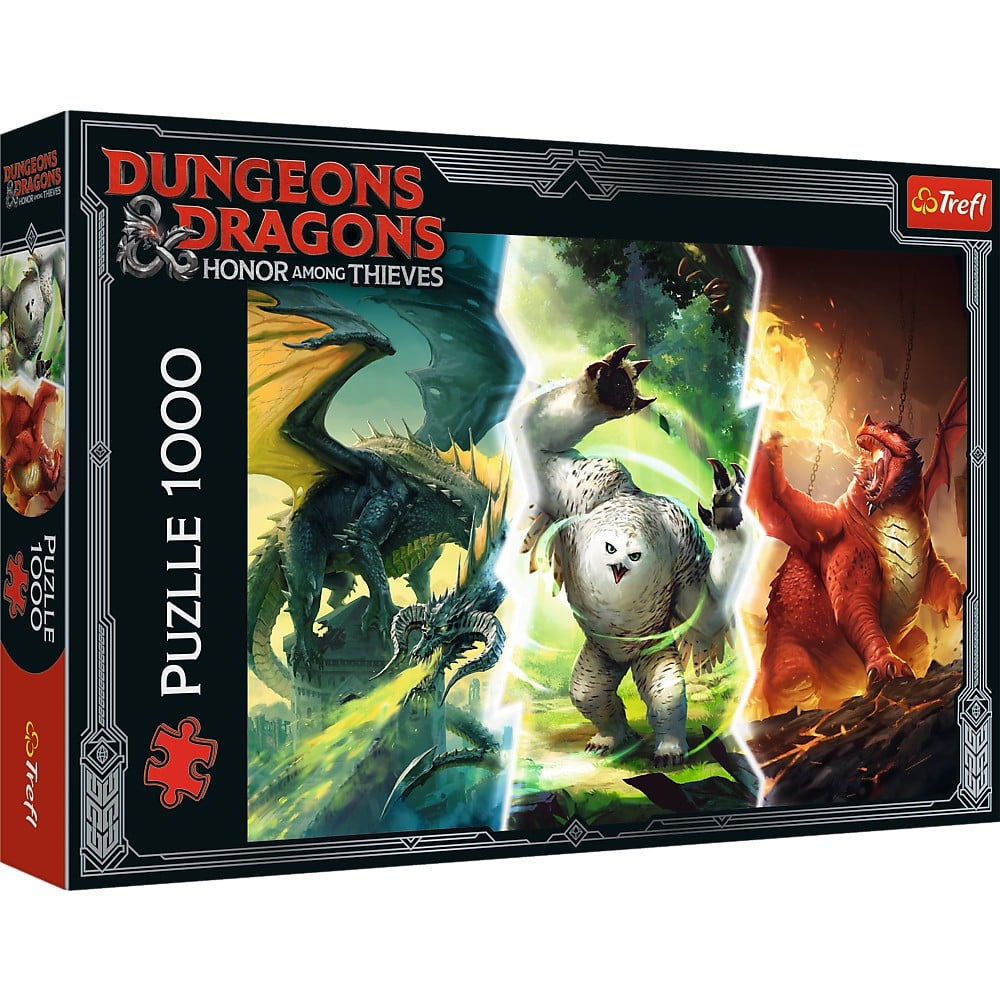 Jucării și jocuri - PUZZLE TREFL 1000 DUNGEONS DRAGONS LEGENDERE MISTERIOASE