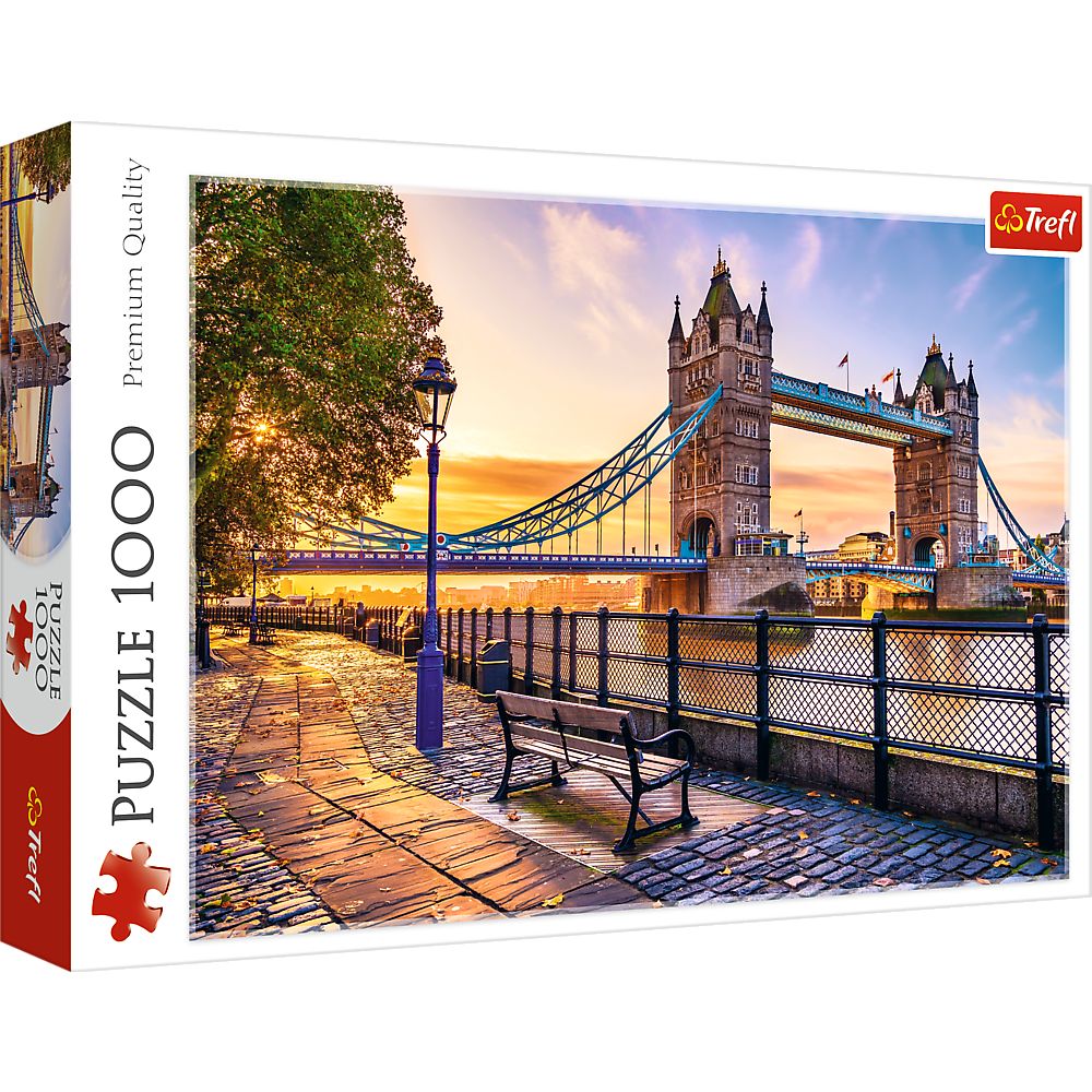 Jucării și jocuri - PUZZLE TREFL 1000 TOWER BRIDGE LONDRA