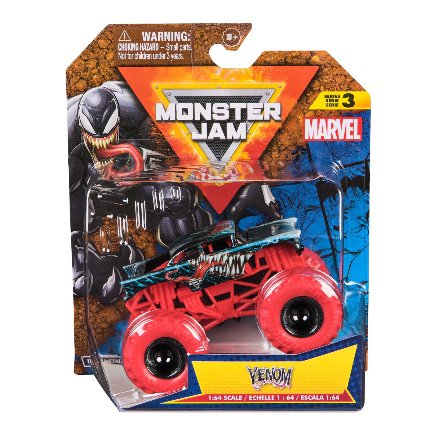 Jucării și jocuri - MONSTER JAM MARVEL CAMION GIGANT VENOM SCARA 1 LA 64