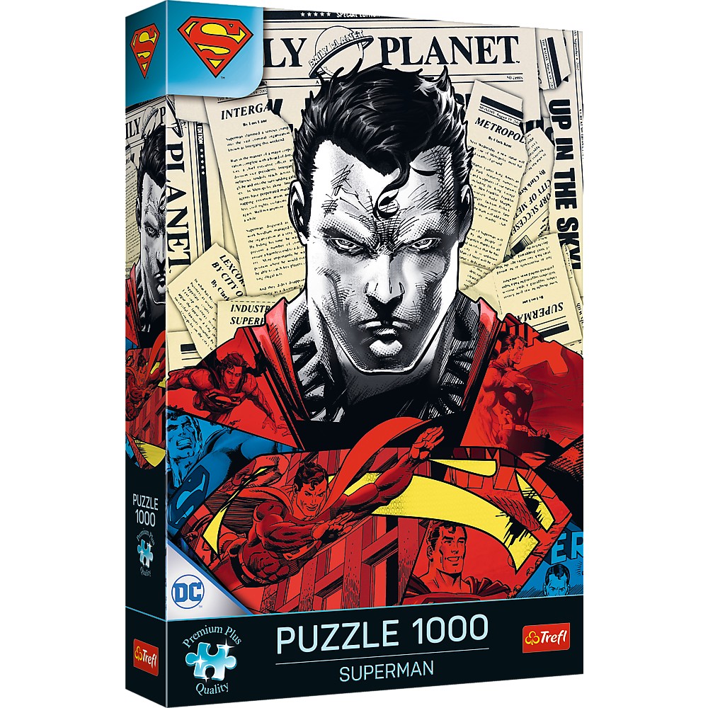 Jucării și jocuri - PUZZLE TREFL 1000 PREMIUM PLUS SUPERMAN