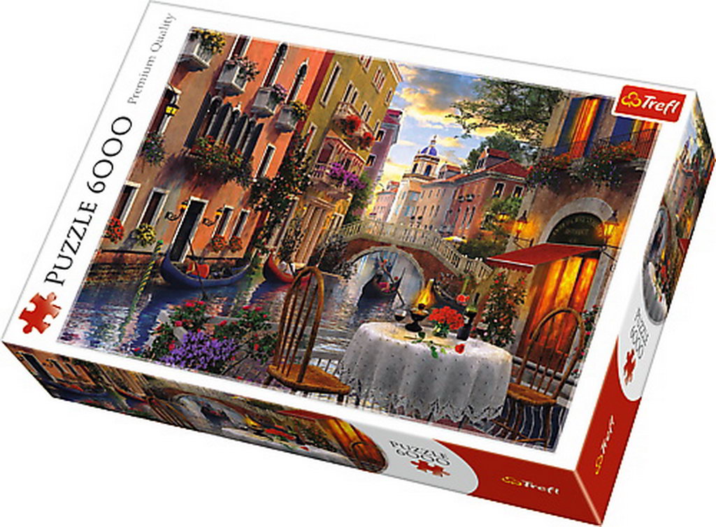 Jocuri educative și de societate - PUZZLE TREFL 6000 CINA ROMANTICA