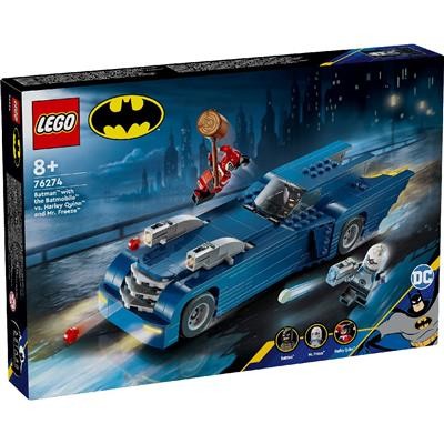 Jocuri educative și de societate - LEGO SUPER HEROES BATMAN CU AL SAU BATMOBILE 76274