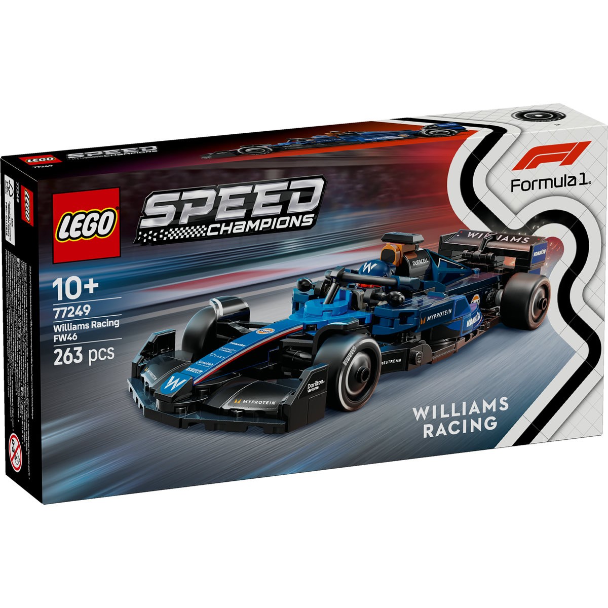 Jocuri educative și de societate - LEGO SPEED CHAMPIONS MASINA DE CURSE F1 WILLIAMS FW46 77249
