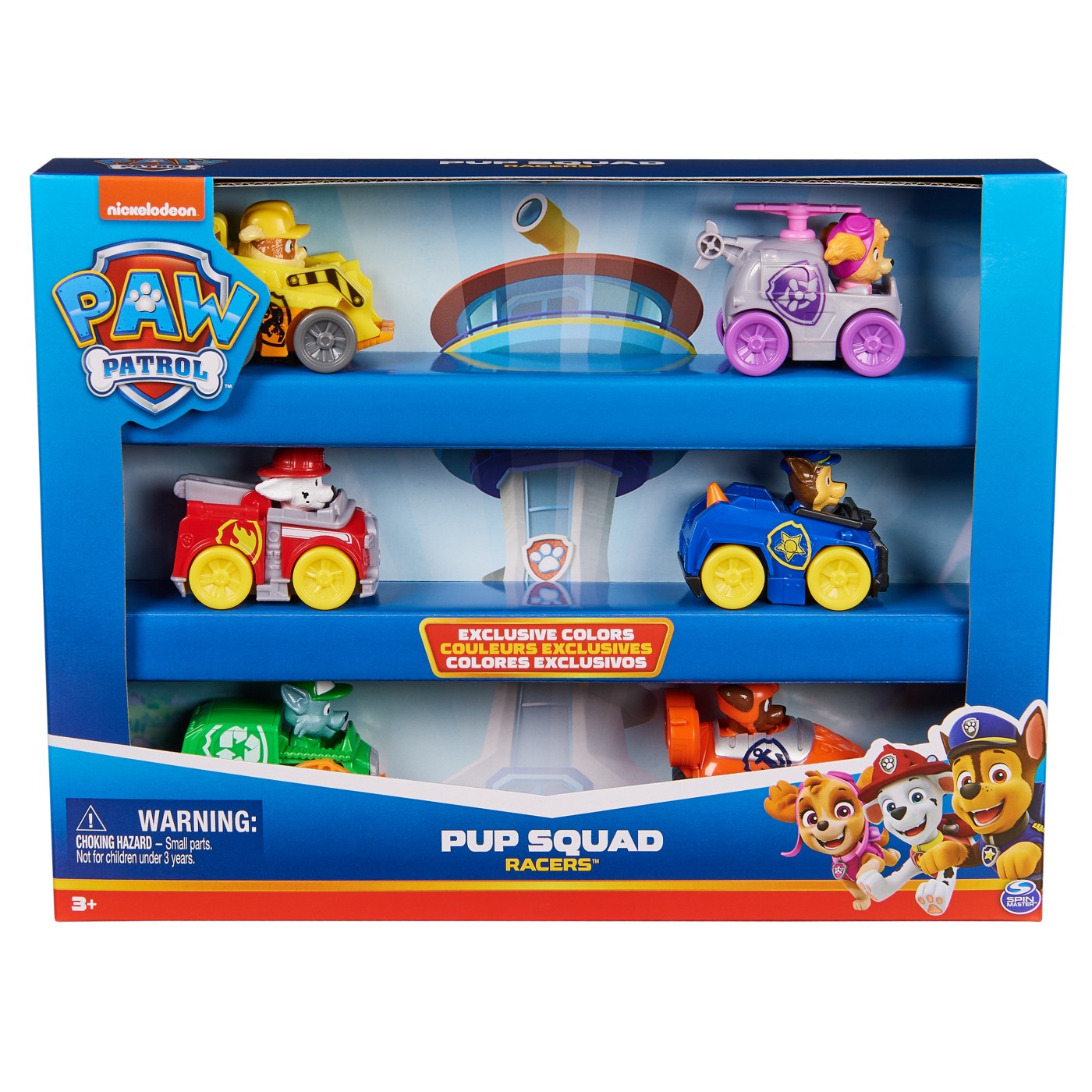 PATRULA CATELUSILOR PUP SQUAD RACERS PACHET CADOU 6 VEHICULE DE BAZA [1]