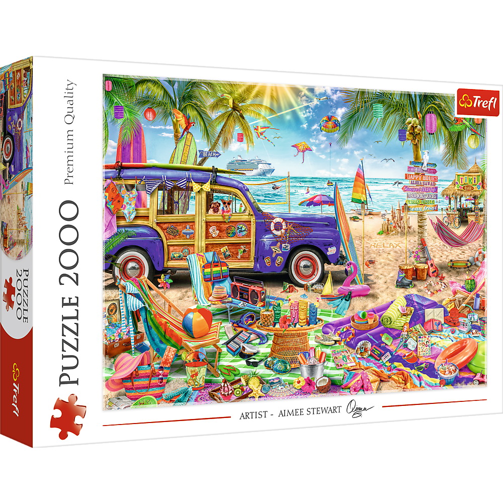 Jucării și jocuri - PUZZLE TREFL 2000 VACANTA TROPICALA