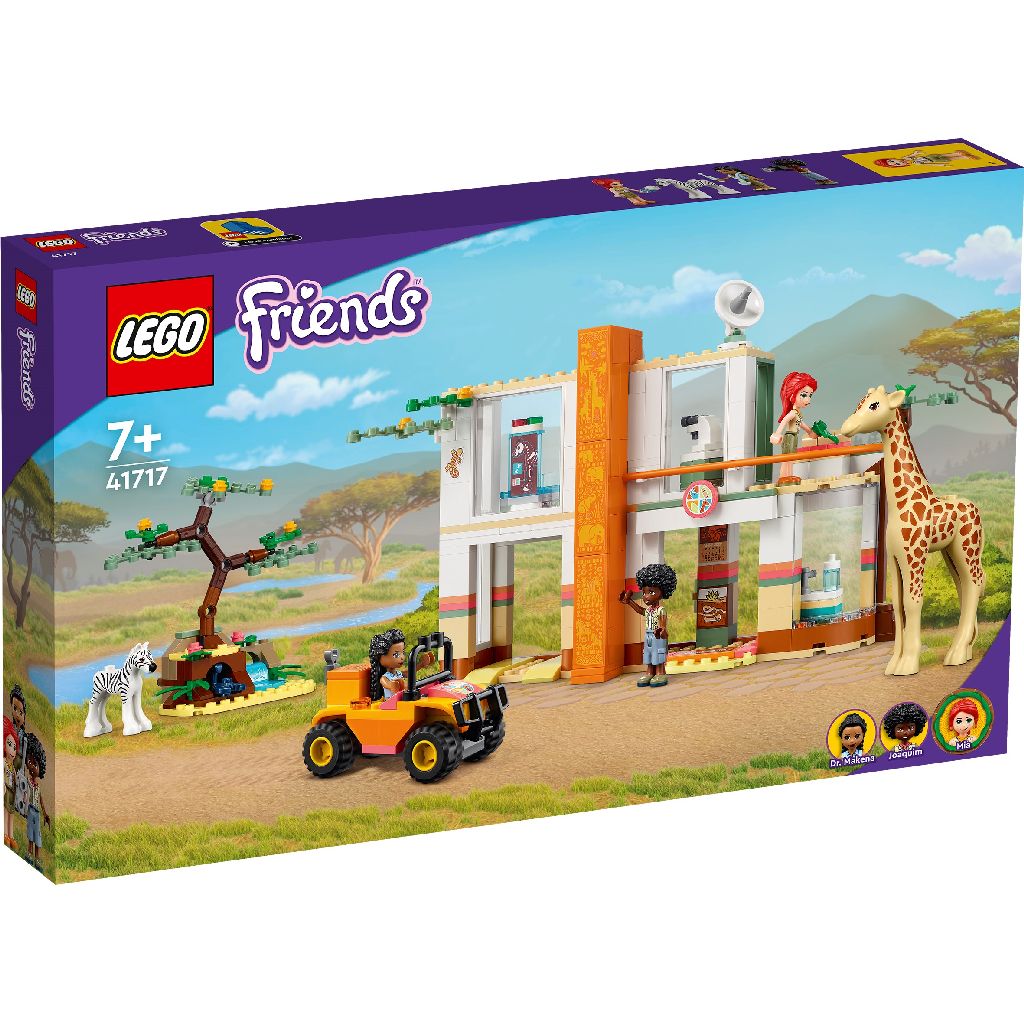 Jocuri educative și de societate - LEGO FRIENDS SALVAREA ANIMALELOR SALBATICE CU MIA 41717