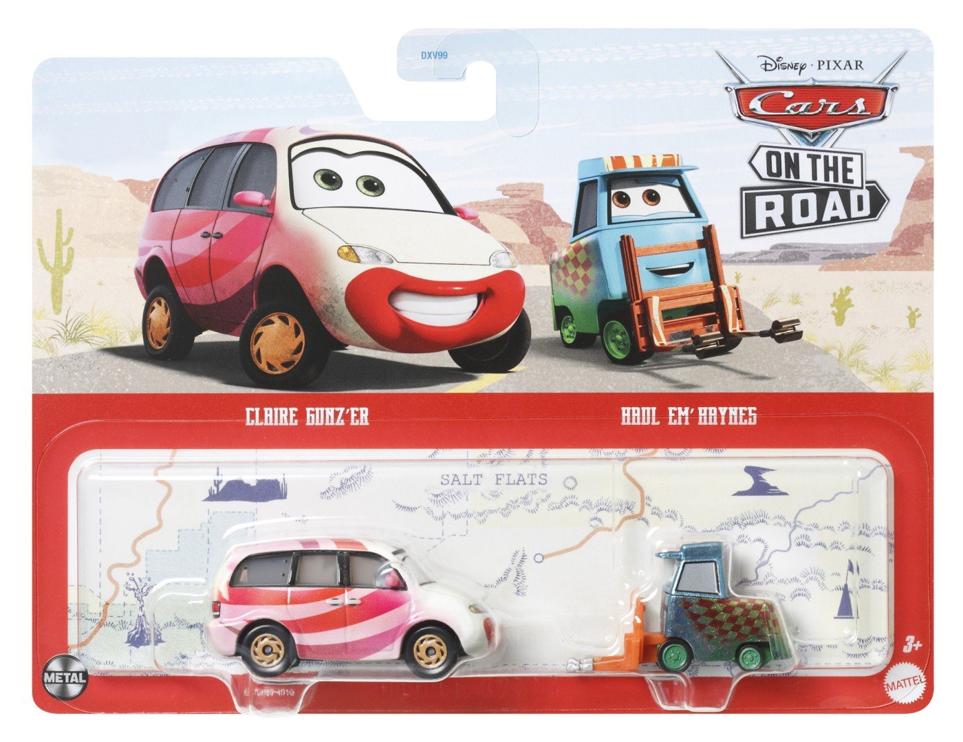 Jucării și jocuri - CARS3 SET 2 MASINUTE METALICE CLAIRE GUNZER SI HAUL EM HAYNES