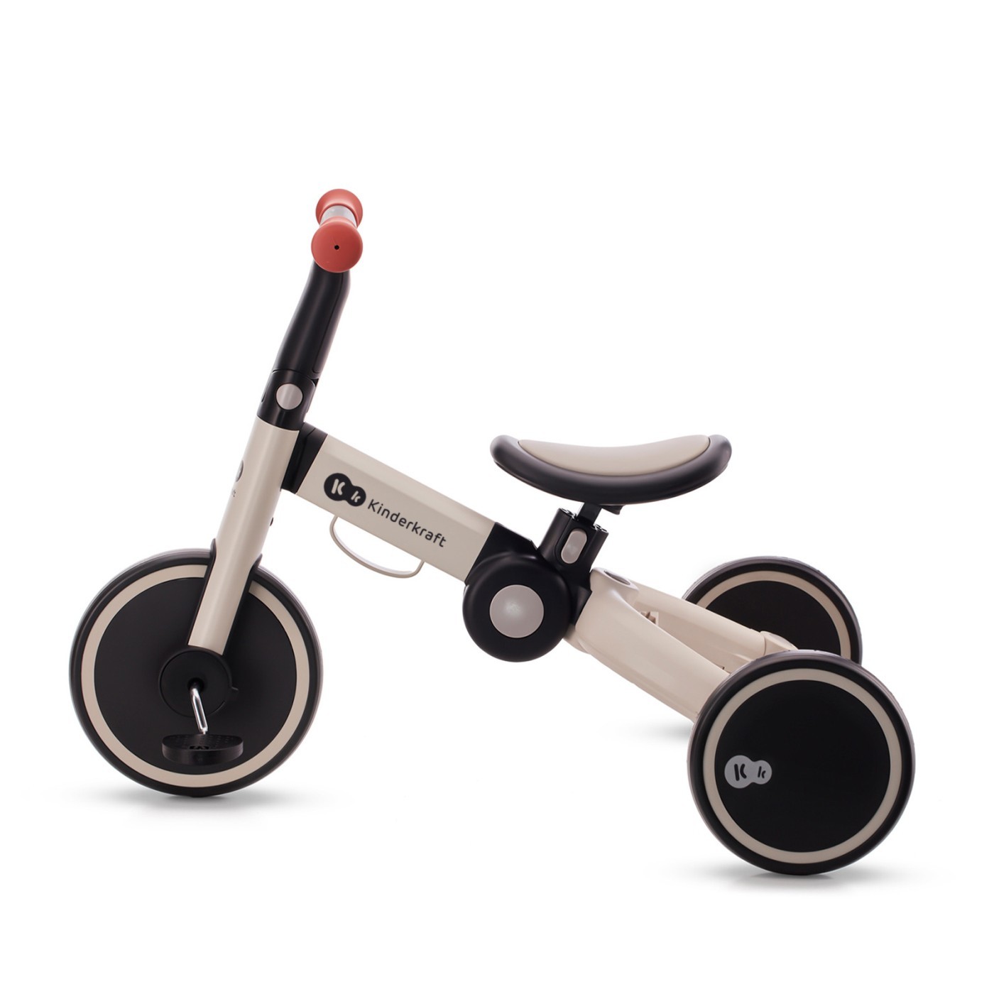 Jucării și jocuri - BICICLETA DE ECHILIBRU / TRICICLETA KINDERKRAFT 4TRIKE, SILVER GREY