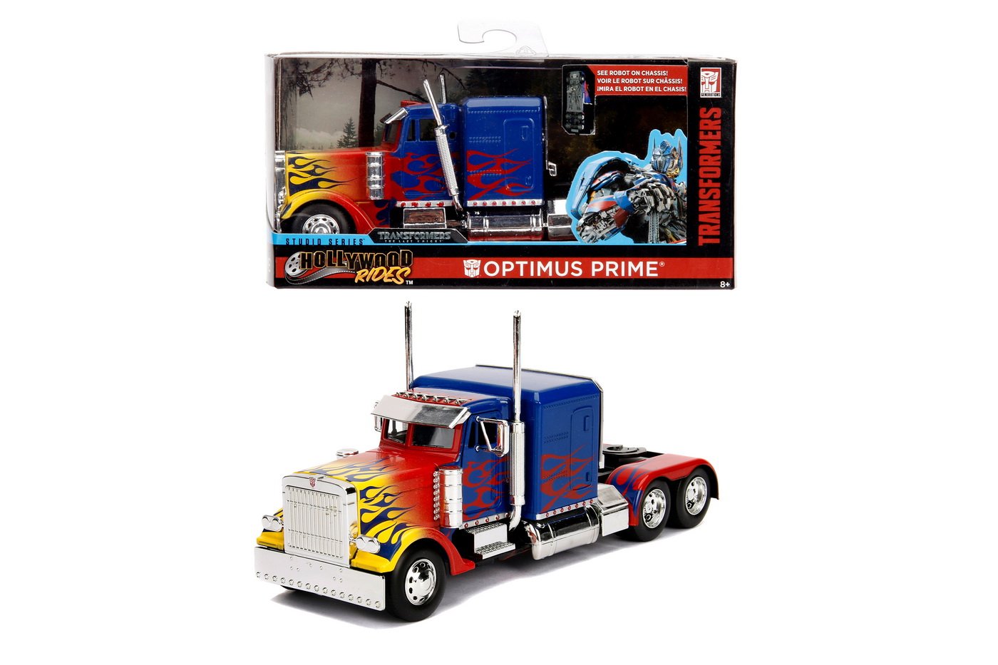 Jucării și jocuri - MASINUTA METALICA TRANSFORMERS  T1 OPTIMUS PRIME SCARA 1 LA 32