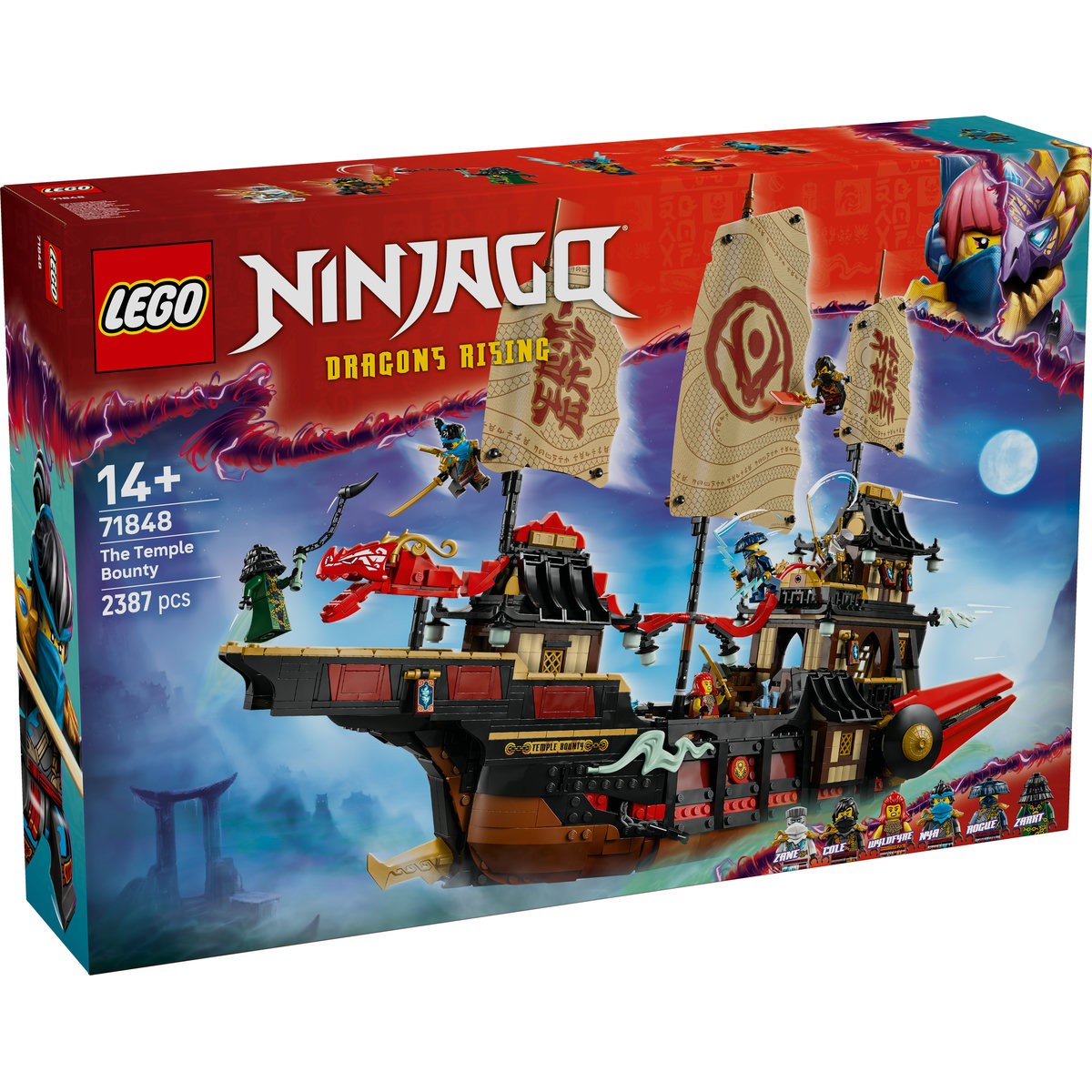 Jocuri educative și de societate - LEGO NINJAGO NAVA BOUNTY A TEMPLULUI 71848