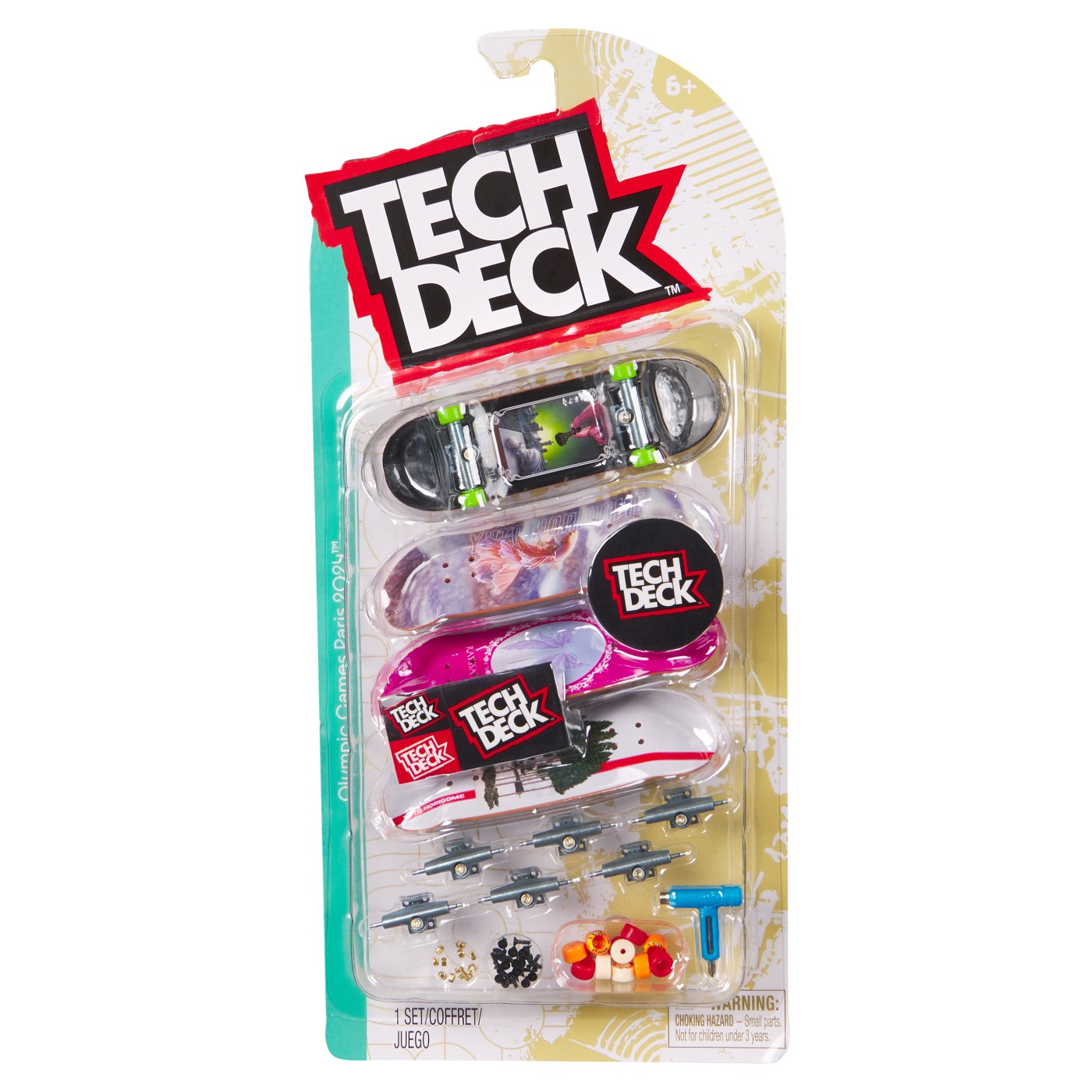 Jucării și jocuri - TECH DECK PACHET 4 PIESE FINGERBOARD SHAME 9.6CM