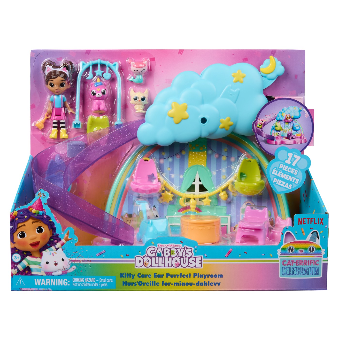 GABBYS DOLLHOUSE SET CAMERA DE JOACA KITTY CARE EAR PURRFECT [1]